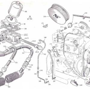 Tuyau de refroidissement d'huile (long)