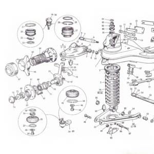 Jeu de 4 roulements de moyeu avant + joints