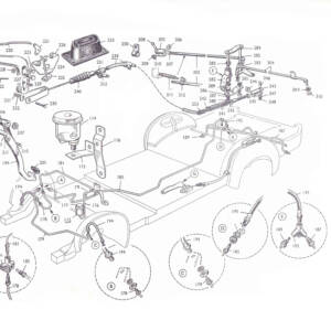 Câble de frein à main S 1/2