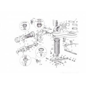 Circlip de rotule supérieure