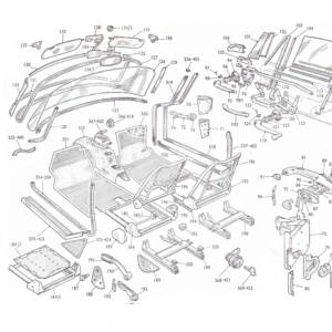 Joint de baie de pare brise/pare brise