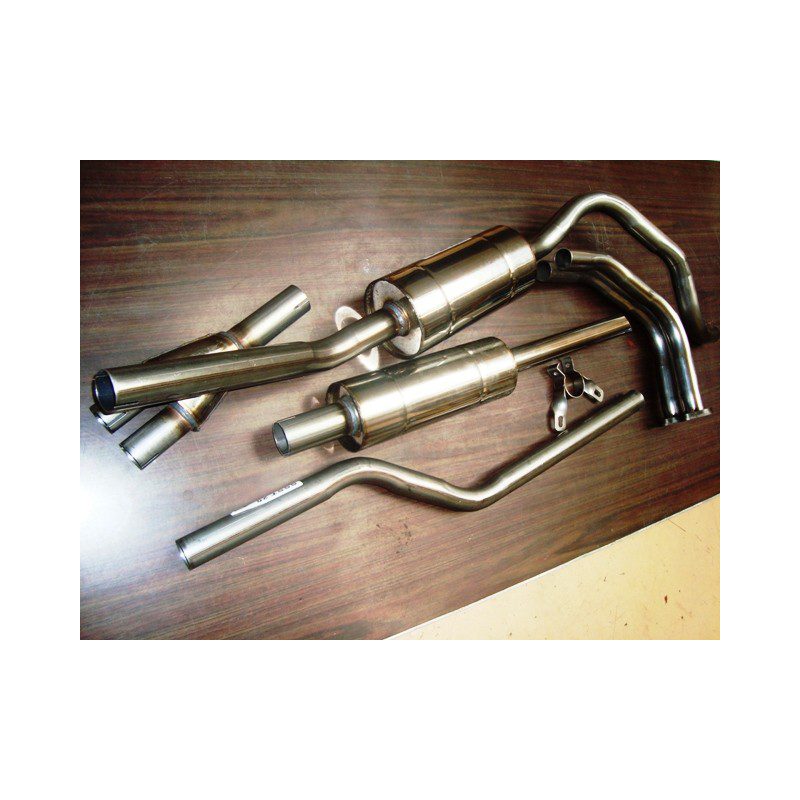 Ligne d'échappement complète en inox